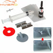 Kit de resina para reparo de para-brisa de carro, ferramentas para quebrar arranhões, restauração, adesivos protetores, limpador de vidro, cuidados sem rastros