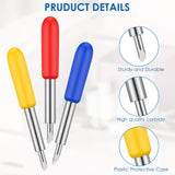 Lâminas de substituição para Roland Cricut, faca cortador, lâmina para ferramentas elétricas, corte plotter, 30 graus, 45 graus, 60 graus