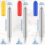Lâminas de substituição para Roland Cricut, faca cortador, lâmina para ferramentas elétricas, corte plotter, 30 graus, 45 graus, 60 graus