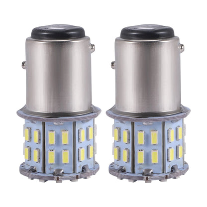 Lâmpada LED de freio de cauda, BA15D, 12V, 1157, 50SMD, 6000K Branco, 2pcs