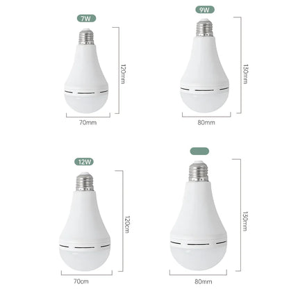 Lâmpada LED de suspensão recarregável Lâmpada de acampamento ao ar livre, Lâmpada de emergência doméstica poderosa, 7W, 9W, 12W, 15W