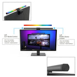 Lâmpada de mesa led rgb regulável, computador de escritório, lâmpadas de mesa para estudo, tela de leitura, monitor, barra de luz suspensa