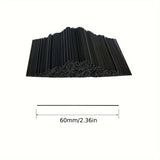 Portaminas mecánicas transparentes con mina, portaminas automáticas, recambios reemplazables, dibujo artístico, 2 tubos, 2B, 0,5, 0,7, 0,9 mm, 60 mm 