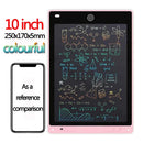 LCD Writing Tablet for Kids, Graffiti Sketchpad Toys, Handwriting Blackboard, Magic Drawing Board, Gift, 10", 12" 