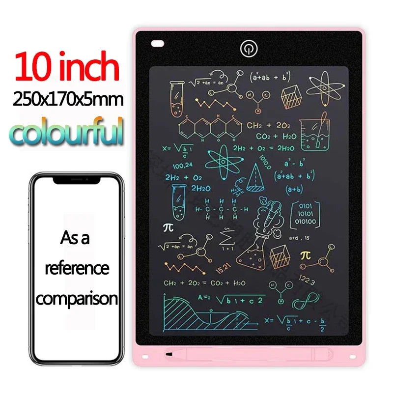 LCD Writing Tablet for Kids, Graffiti Sketchpad Toys, Handwriting Blackboard, Magic Drawing Board, Gift, 10", 12" 
