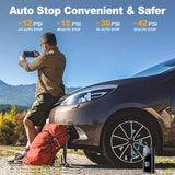LEIBOO-Compressor De Ar Portátil Para Pneus De Carro, Inflador Rápido, Pressão Precisa, Bomba De Ar Para Motocicleta, Bicicleta, Bola