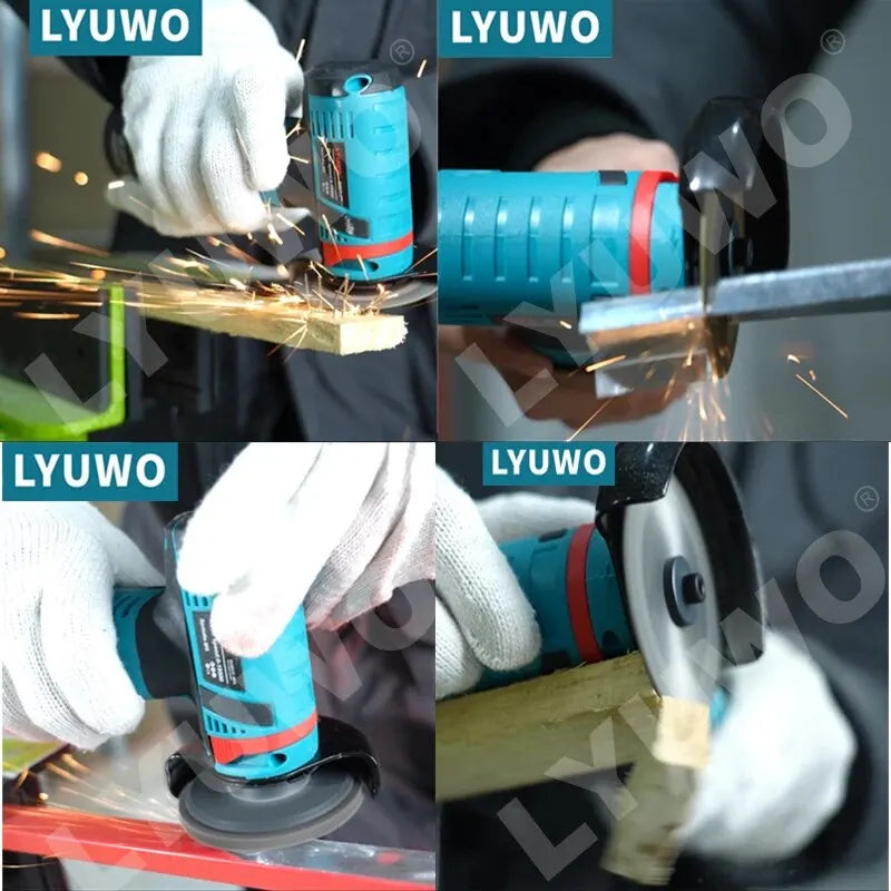 Amoladora angular LYUWO Micro, amoladora de diamante para corte y relleno, herramienta eléctrica inalámbrica, 12 V 