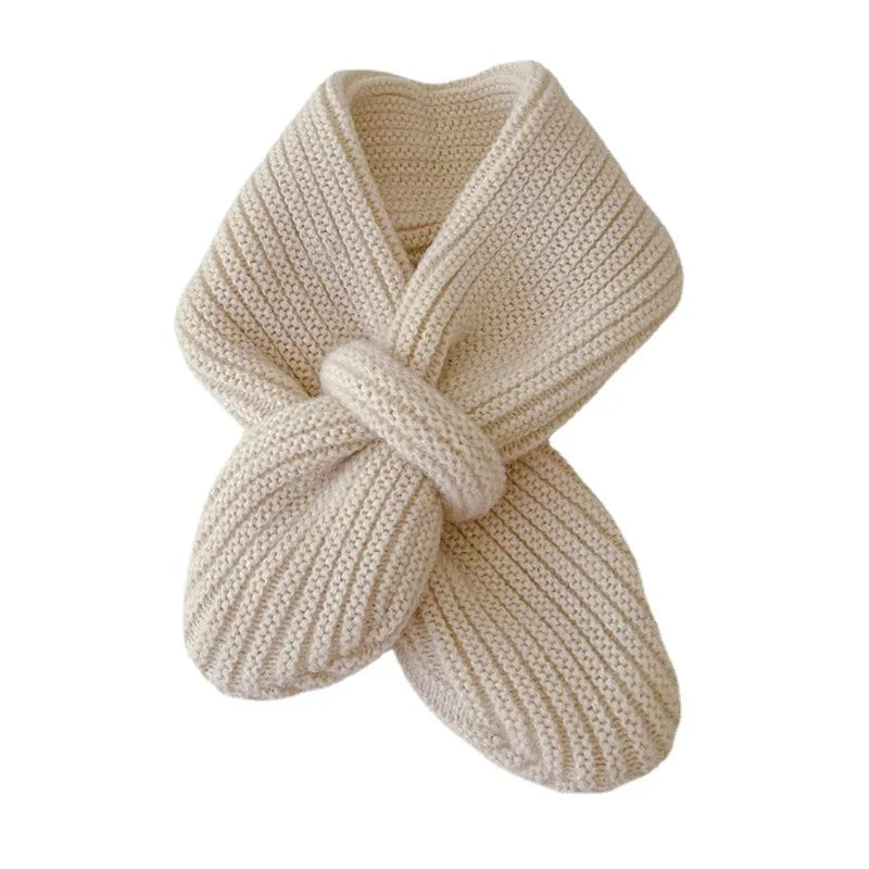 Children's warm knitted scarf Korean version children's scarves boys and girls baby wholesale 1-5 years old winter 