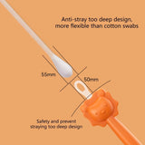 Nose Ear Cleaner for Kids, Safe Soft Cleaning Stick, Nasal Booger Remover, Washable, Earwax Cleaner 