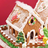 Lmetjma-Christmas Cookie Cutter Set, Gingerbread House, Stainless Steel Mold, Biscuit Cake, JT269, 10 pcs 