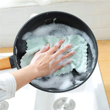Lmetjma-Super Absorvente Coral Velvet Dishtowels, pano de cozinha, toalhas de prato, antiaderente, óleo, lavável, secagem rápida, JT224, 10pcs