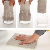 Lmetjma-Super Absorvente Coral Velvet Dishtowels, pano de cozinha, toalhas de prato, antiaderente, óleo, lavável, secagem rápida, JT224, 10pcs