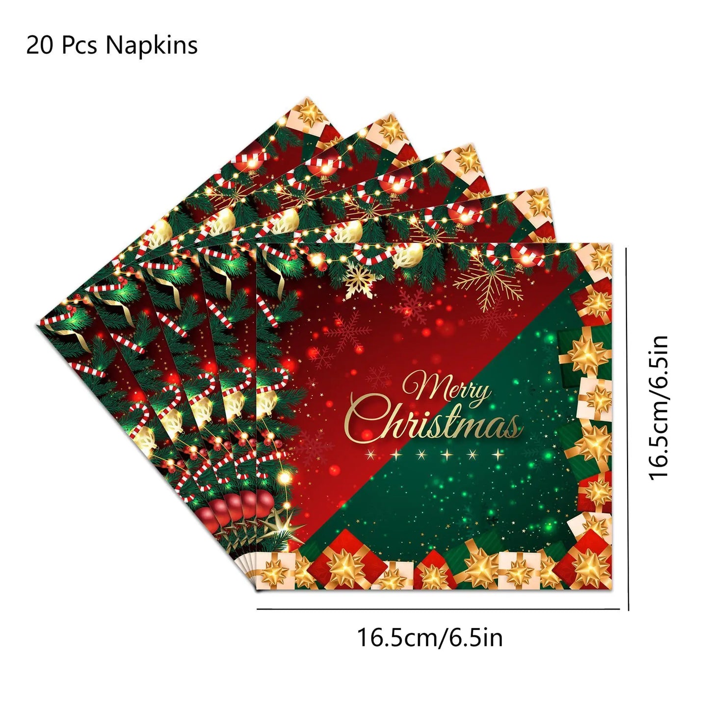 Louça Descartável De Festa De Natal, Fontes De Festa, Papel, Pratos, Copos, Guardanapos, Toalha De Mesa