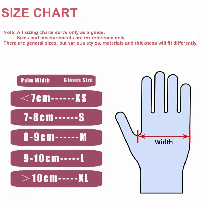 Luvas De Látex De Nitrilo Descartáveis Rosa, Sem Pó, Limpeza Doméstica, Trabalho De Salão De Beleza, Cozinha, 20 Pcs, 50 Pcs, 100Pcs