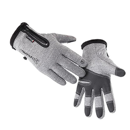 Outdoor Motorcycle Gloves Winter Thermal Fleece Lined Water Resistant Touch Screen Motorbike Riding Waterproof 