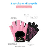 Guantes de entrenamiento antideslizantes de medio dedo para hombres y mujeres, levantamiento de pesas, gimnasio, fitness, culturismo, ciclismo, protector de palma. 
