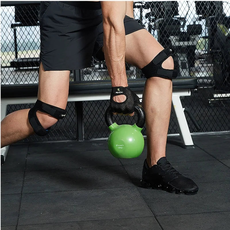 Guantes de entrenamiento antideslizantes de medio dedo para hombres y mujeres, levantamiento de pesas, gimnasio, fitness, culturismo, ciclismo, protector de palma. 