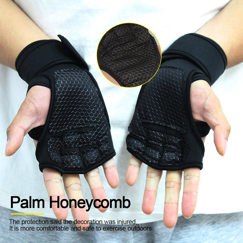Training Gloves for Men and Women, Workout Gloves, Palm Protector, Fitness, Bodybuilding, Weightlifting, Gymnastics, Hand, Wrist 