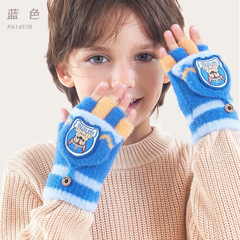 Genuine Paw Patrol Outdoor Gloves for Kids,Winter Glove for Children,Chase,Marshall,Skye,Everest,Rubbish,Zuma,Rocky,Gift for Girl and Boy,2-10t