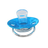 Luxo bebê recém-nascido chupeta coroa de strass chupeta infantil mordedor silicone chupeta titular manequim chuveiro do bebê presente