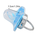 Luxo bebê recém-nascido chupeta coroa de strass chupeta infantil mordedor silicone chupeta titular manequim chuveiro do bebê presente
