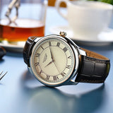 Luxo novo relógio masculino à prova dwaterproof água relógio automático tendência negócios simples bonito relógio de quartzo