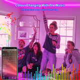 RGB LED Strip Light 5050 Bluetooth APP Control USB LED Flexible Lamp DC 5V Diode Tape for Party Living Room Festival 