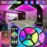 RGB LED Strip Light 5050 Bluetooth APP Control USB LED Flexible Lamp DC 5V Diode Tape for Party Living Room Festival 