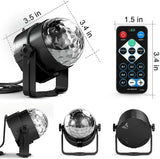 Luz estroboscópica colorida com controle remoto, Disco Ball Lamps, Palco Ativado, Casa, Quarto, Festas, Aniversário de Crianças, Casamento, Bar