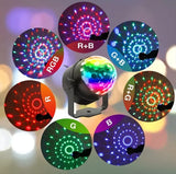 Luz estroboscópica colorida com controle remoto, Disco Ball Lamps, Palco Ativado, Casa, Quarto, Festas, Aniversário de Crianças, Casamento, Bar