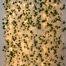 Green Leaf Lights for Decoration, Artificial Ivy Vine, Fairy Light for Wedding Party, Christmas, Wall Plant, 2m-10m 