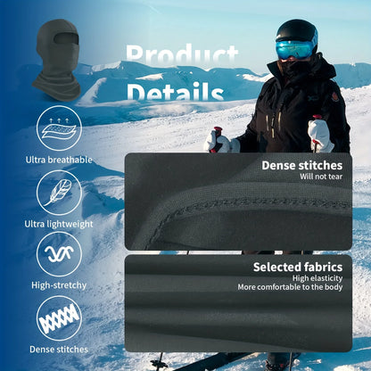 Pasamontañas negro transpirable con protección UV, bufanda refrescante para verano, ideal para ciclismo, motociclismo y esquí (3 unidades) 