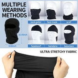 Máscara de esqui para homens máscara facial completa balaclava preto máscaras de esqui cobrindo pescoço gaiter capa protetora de cabeça para motocicletas das mulheres dos homens