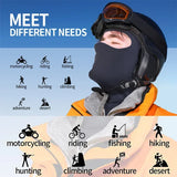 Máscara de esqui para homens máscara facial completa balaclava preto máscaras de esqui cobrindo pescoço gaiter capa protetora de cabeça para motocicletas das mulheres dos homens