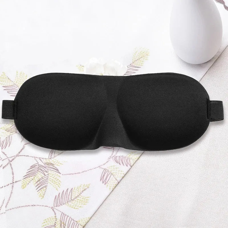 Antifaz 3D para dormir, ideal para viajes, ayuda para el descanso, cubre ojos, parche, venda suave y masajeador relajante. 