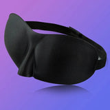 Antifaz 3D para dormir, ideal para viajes, ayuda para el descanso, cubre ojos, parche, venda suave y masajeador relajante. 