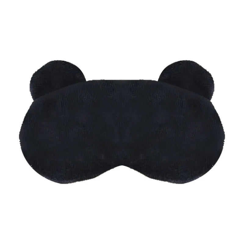 Antifaz de peluche suave para dormir, bonito antifaz con forma de ojo de gato, antifaz para dormir saludable 