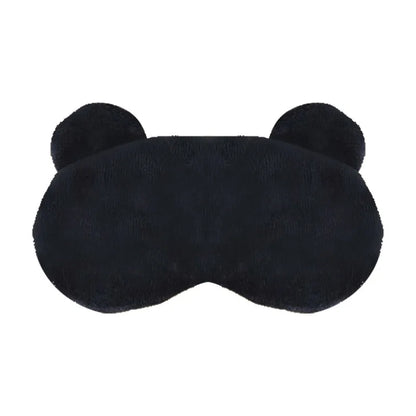 Antifaz de peluche suave para dormir, bonito antifaz con forma de ojo de gato, antifaz para dormir saludable 