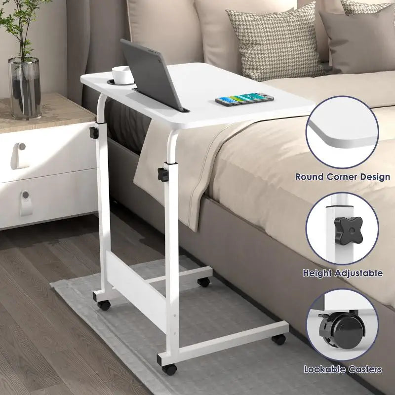 Móvel Elevador Dobrável Mesa Do Computador, Mesa De Estudo, Altura Ajustável, Mesa De Cama PC, Mobiliário De Quarto De Casa, HWC, 60x40x62, 85cm