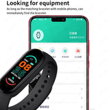M6 Smart Watch Fitness Tracker Men Women Sports Bracelet Heart Rate Blood Pressure Monitor Waterproof Multifunction Watches 