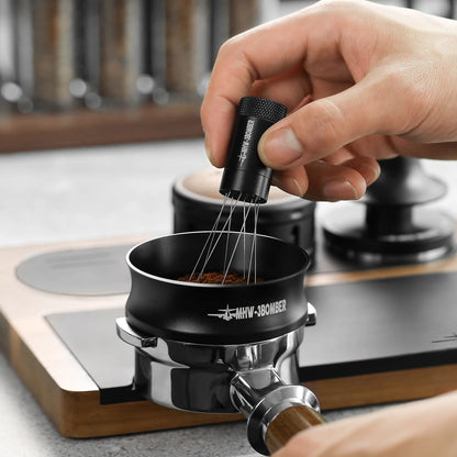 MHW-3BOMBER Funil Dosagem Magnética, Espresso Dosing Ring, Fit 58mm Portafilter, Chic Casa Barista Acessórios, 10 Ímãs