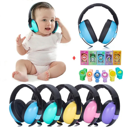 Tapones para los oídos con cancelación de ruido para niños, orejeras para bebés, protección auditiva, tapones para dormir, orejeras para bebés 