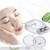 Magnetic Snore Stopper Ring, Nasal Dilators, Aid Device with Case, Stop Snoring Nose Clip, Night, Easy Breathe, 1, 2, 4 pcs 