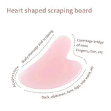 Face and Neck Massager Resin Roller Double Massage Unblock and Relax Non-Pink Crystal Jade Beauty Scraping 