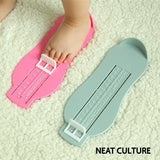 Medidor de pies para niños, regla para medir el tamaño de zapatos, calzado para bebés y niños pequeños, calibre para niños pequeños 