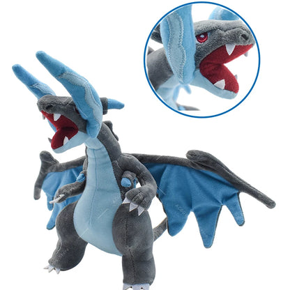 Mega Charizard Stuffed Cotton Plush Dolls, Animal Toys, Collection Gifts for Kids, 22cm 