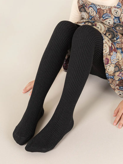 Medias de algodón con lazo para niños Medias de bebé Medias de punto para niños Primavera Otoño Invierno 0-12 años 