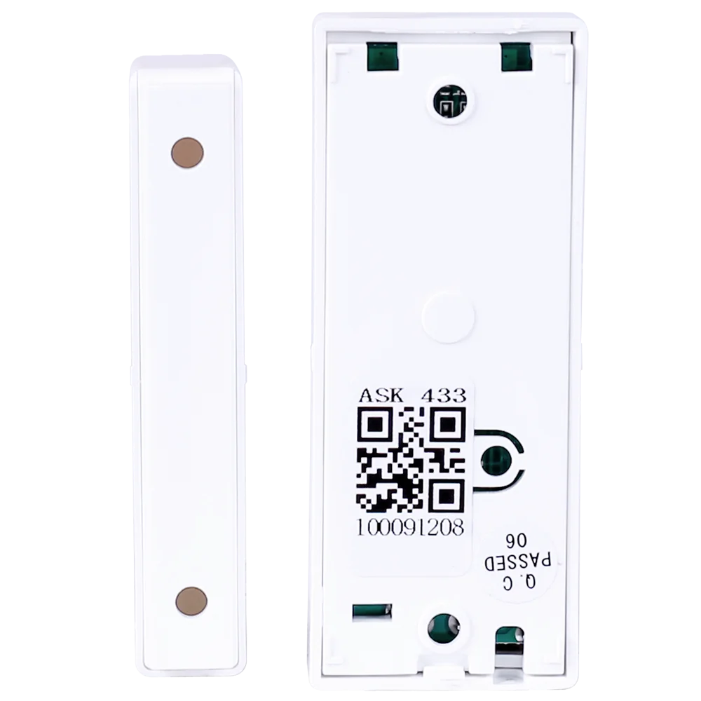 Meian-Door and Window Magnetic Sensor, 433Mhz or 868Mhz Frequency Detector, Alarm System, Works with Focus, MD-210R 