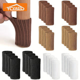 Knitted Furniture Feet Socks Floor Protectors Anti-Slip Pads Silent Thicken Table Leg Sock Covers 16Pcs 