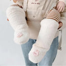 Newborn Baby Cartoon Wool Socks, Anti-slip Socks, Warm Thickened Midtube Socks for Boys and Girls, Cute Winter Outdoor Leg Warmers 